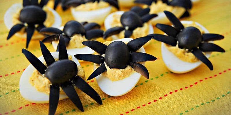 recipe-roundup-spider-deviled-eggs