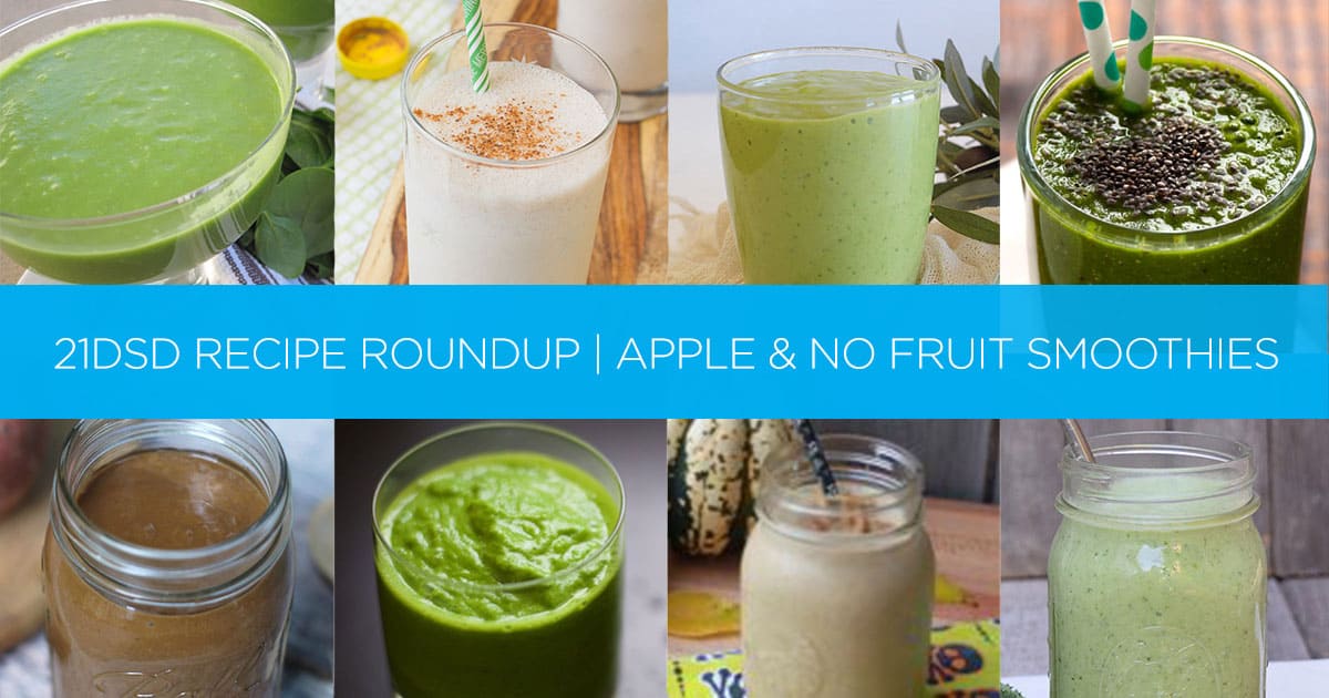 21-Day Sugar Detox Recipe Roundup | Apple No-Fruit Smoothies | Diane Sanfilippo