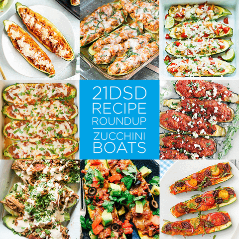 21DSD Recipe Roundup | Zucchini Boats | The 21-Day Sugar Detox by Diane ...
