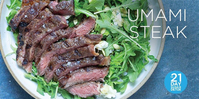 Umami Steak & Arugula Salad | Keto Quick Start | Diane Sanfilippo | 21-Day Sugar Detox