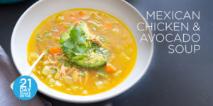 Mexican Chicken & Avocado Soup Recipe | The 21-Day Sugar Detox